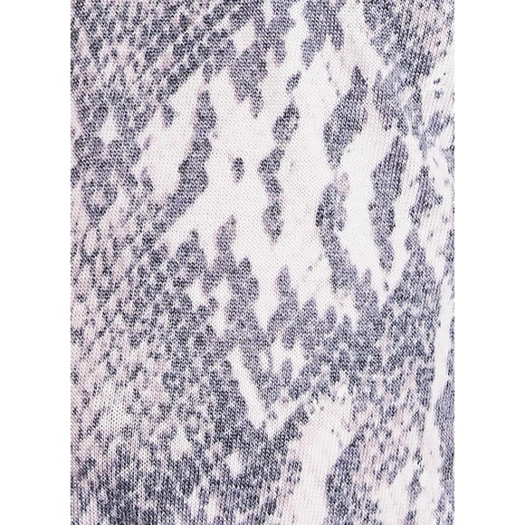 Free People Black Combo Snake Tourist Tee Size L - Picture 5 of 8